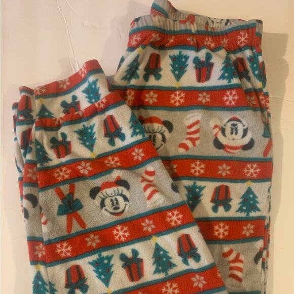 Disney Christmas Mickey Mouse Women’s Pajama Set L - Picture 2 of 4